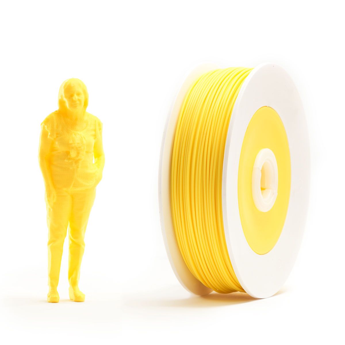 Pair of PLA spools: Yellow and Green