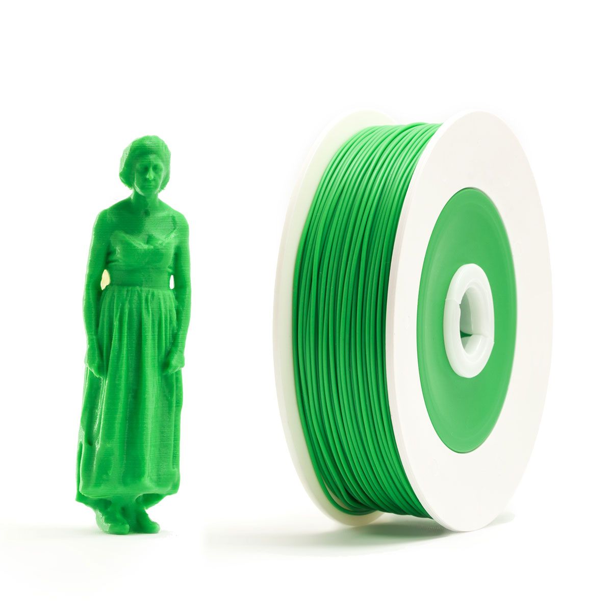 Pair of PLA spools: Yellow and Green