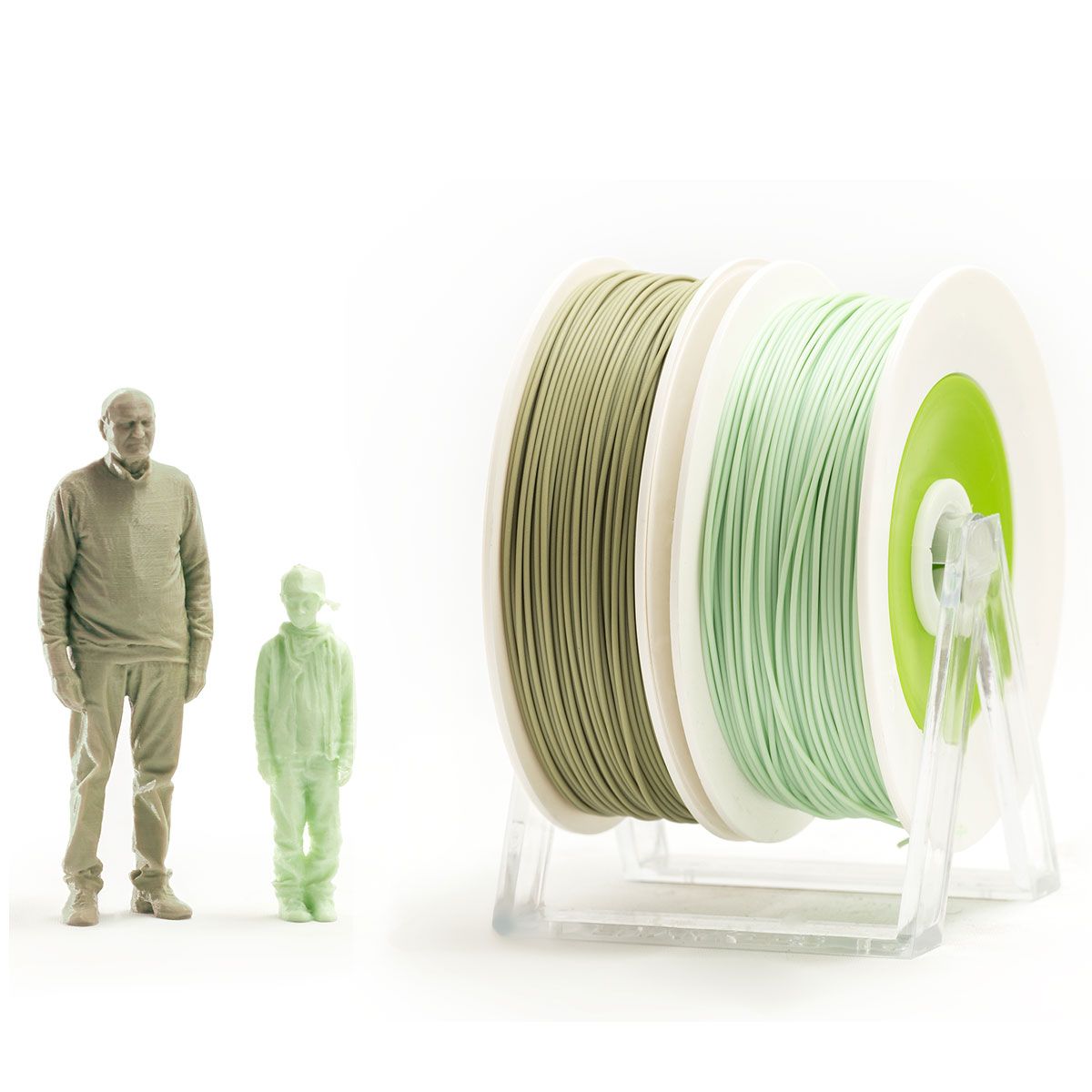 EUBIO/2Life PLA Spool Pair: Recycled Filaments