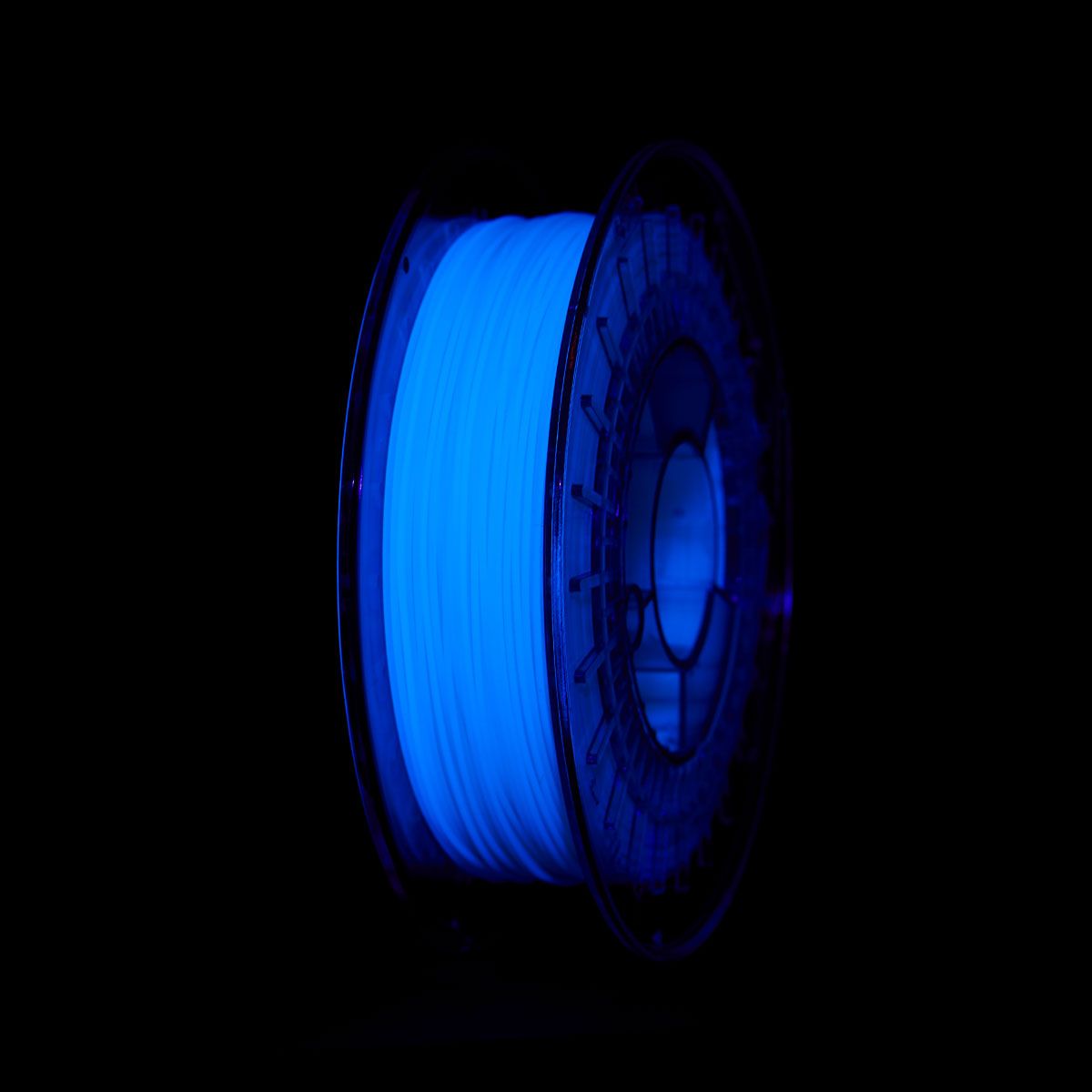 PLA UV Reactive Filament | Color: Transparent