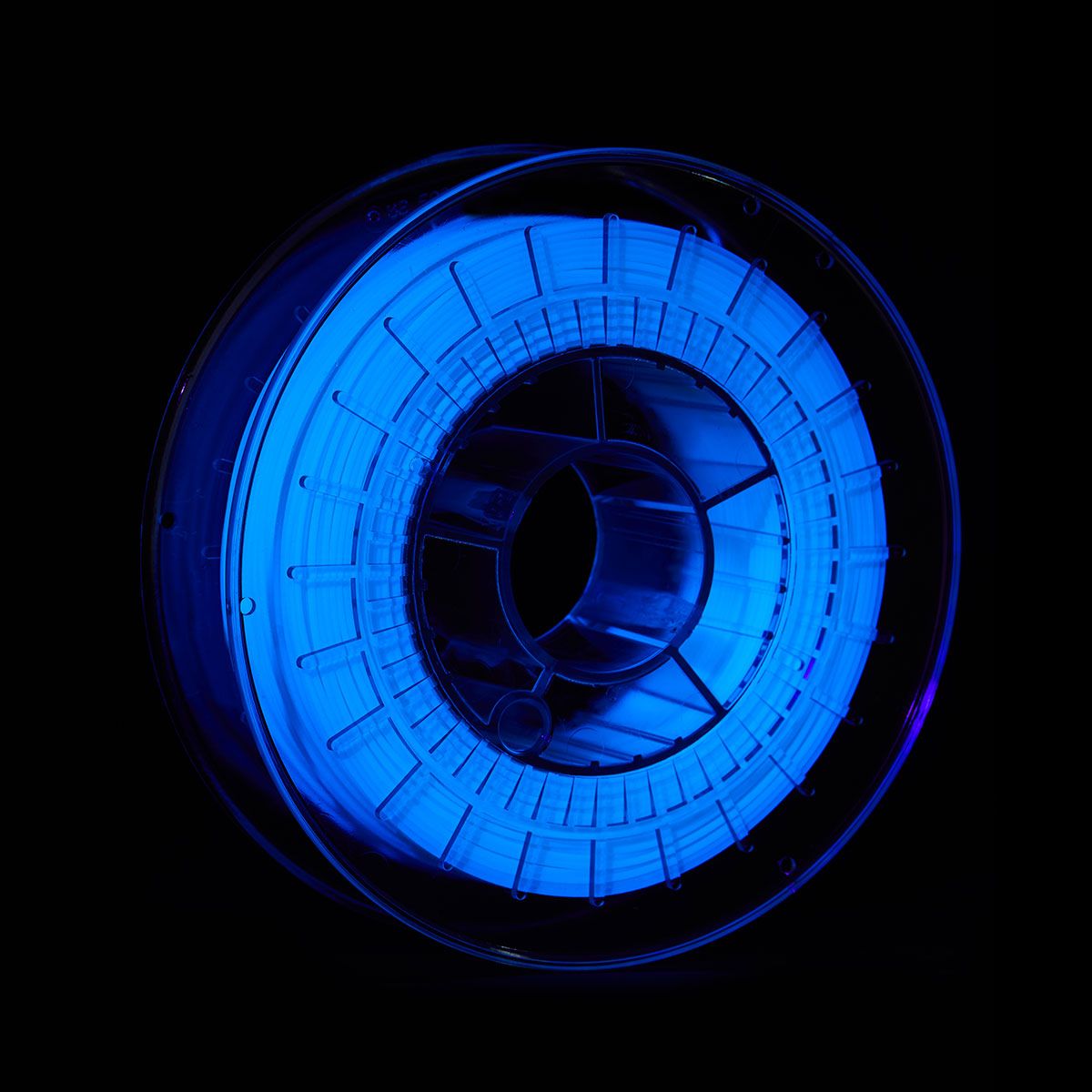 PLA UV Reactive Filament | Color: Transparent