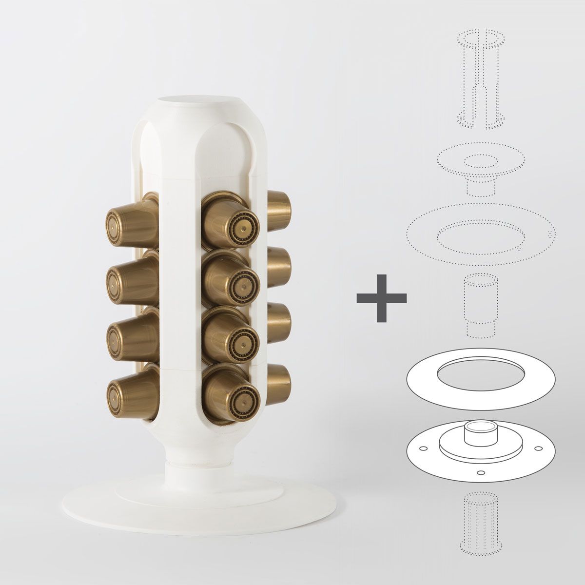 Cacto [Dispenser for Coffee Capsules]