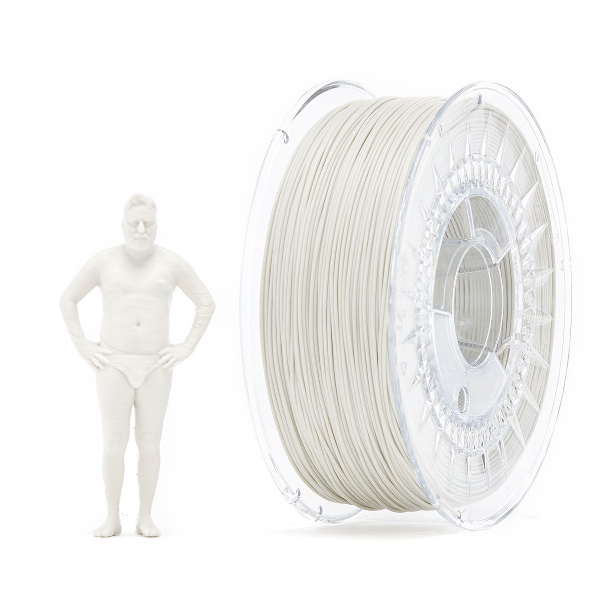 PLA Filament | Color: Matte Light Grey