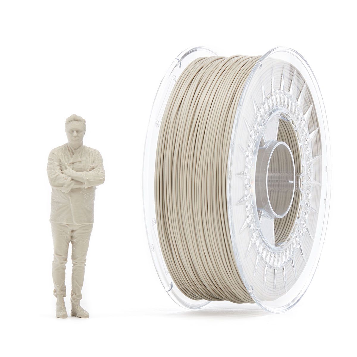PLA Filament | Color: Matte Smoked Grey