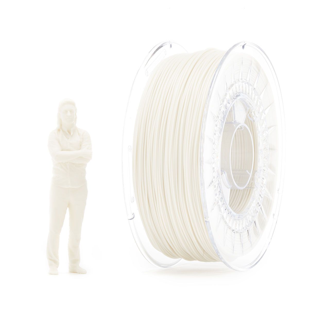 PLA Filament | Color: Matte White