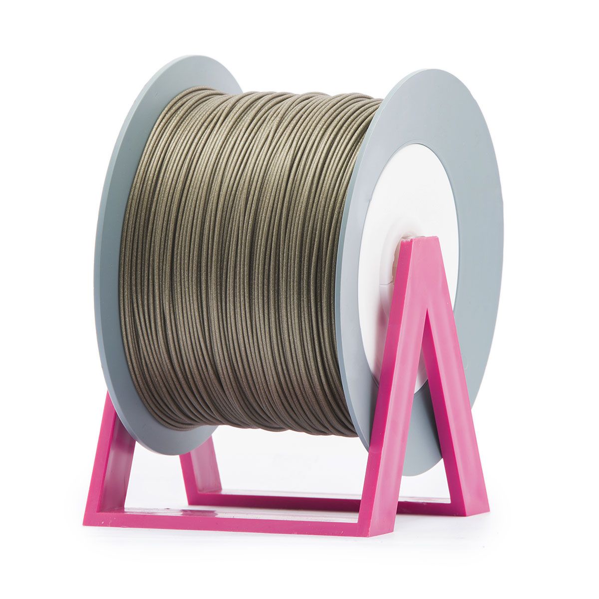 PLA Filament | Color: Silver Glitter on Taupe Grey